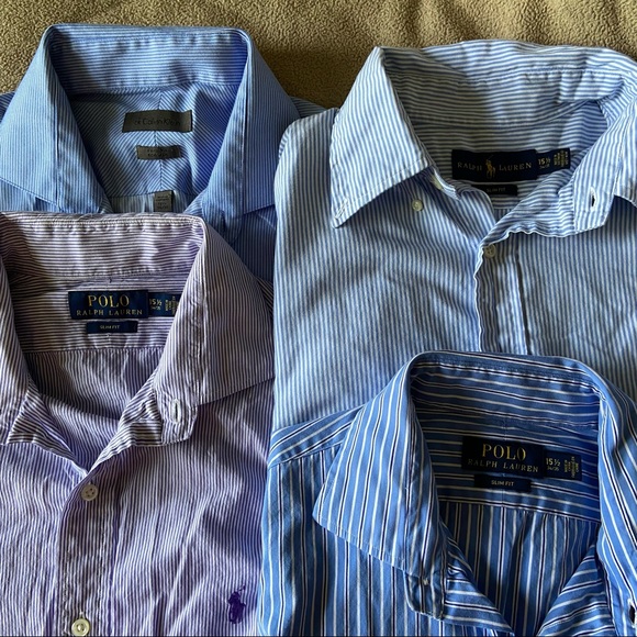 Mens Long Sleeve Button Down Dress Shirts - Picture 2 of 10